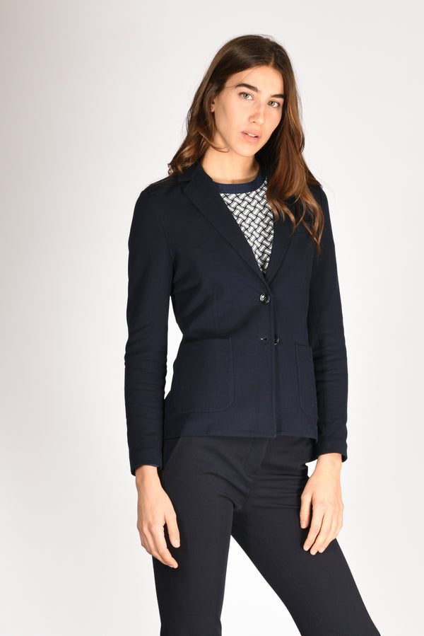 Circolo 1901 Blazer Monopetto Blu Navy Donna