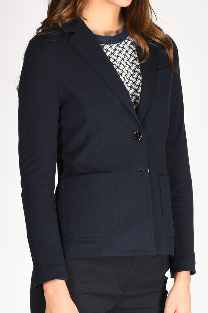 Circolo 1901 Blazer Monopetto Blu Navy Donna - 3