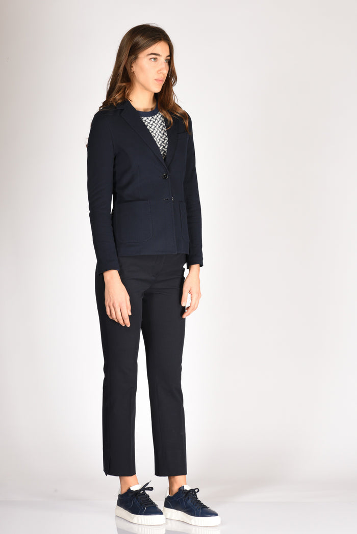 Circolo 1901 Blazer Monopetto Blu Navy Donna - 4