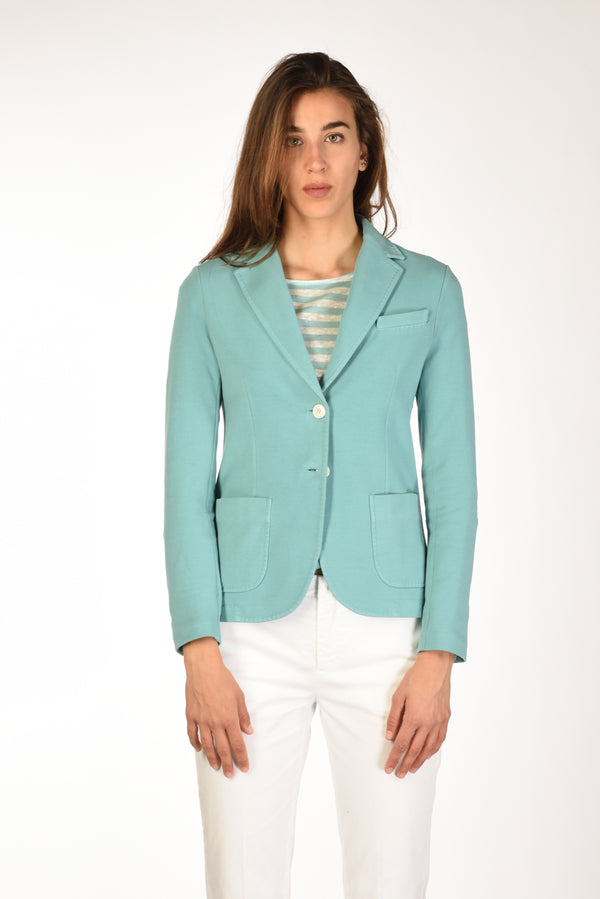 Circolo 1901 Blazer Monopetto Azzurro Donna-2