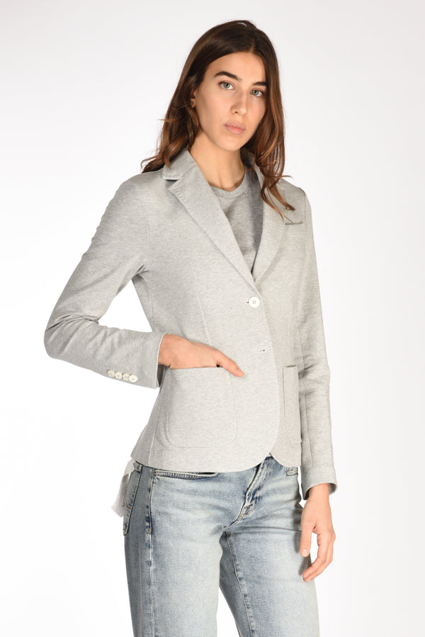 Circolo 1901 Blazer Monopetto Grigio Melange Donna