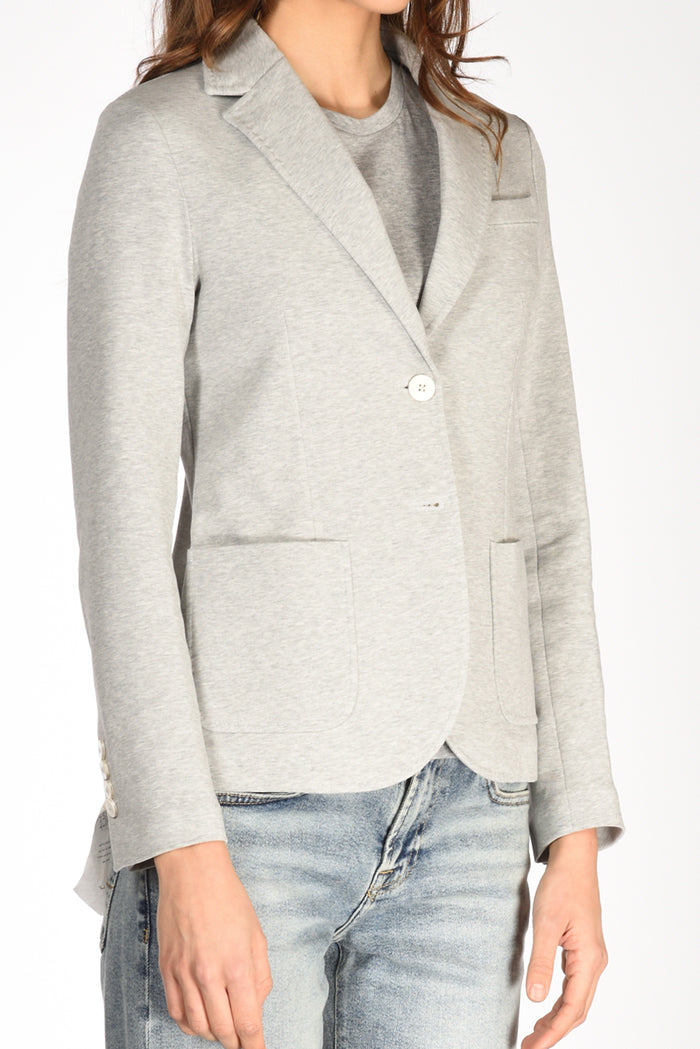 Circolo 1901 Blazer Monopetto Grigio Melange Donna - 3