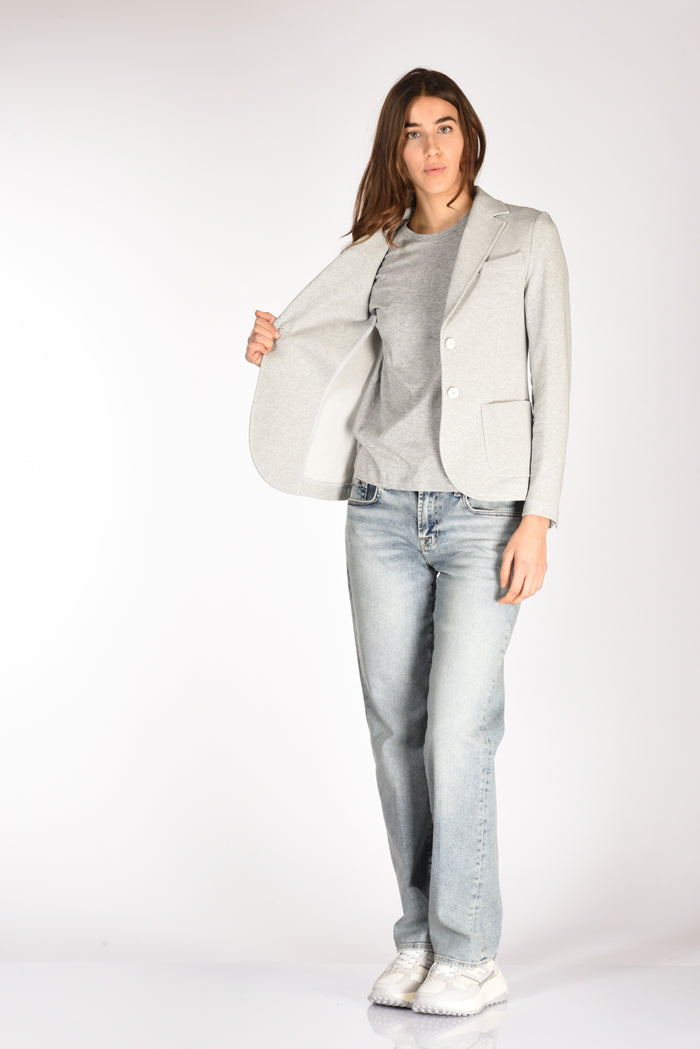 Circolo 1901 Blazer Monopetto Grigio Melange Donna - 6