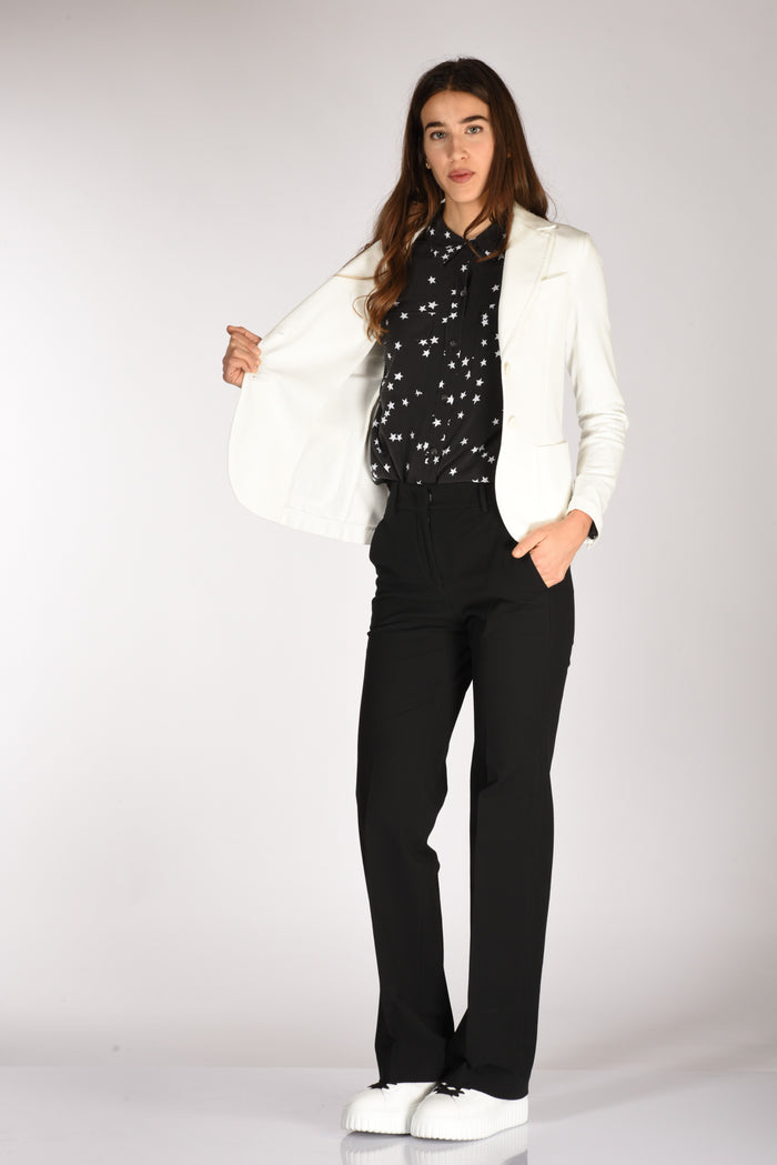 Circolo 1901 Blazer Monopetto Bianco Latte Donna - 6