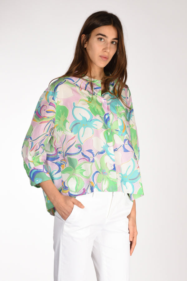 Robert Friedman Camicia Keal Verde/multicolor Donna