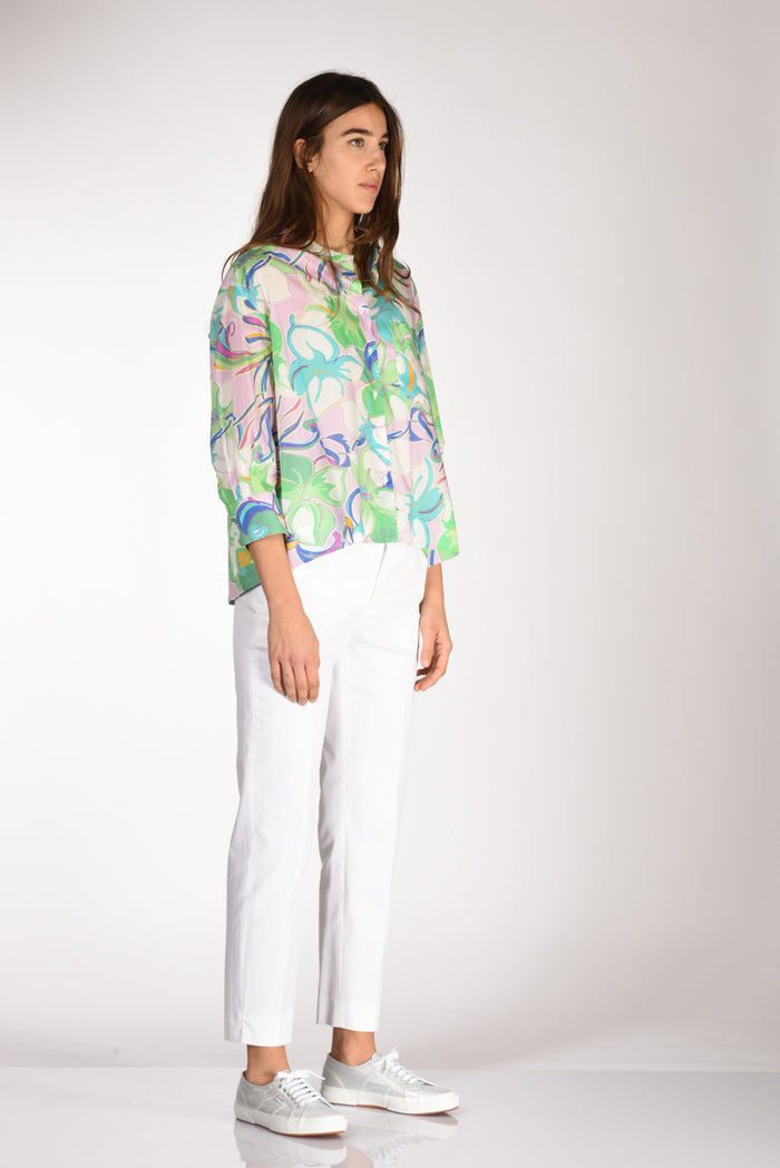 Robert Friedman Camicia Keal Verde/multicolor Donna - 4