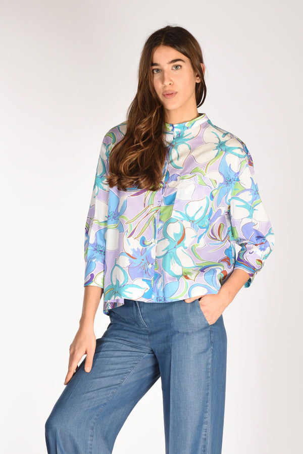 Robert Friedman Camicia Keal Azzurro/multicolor Donna