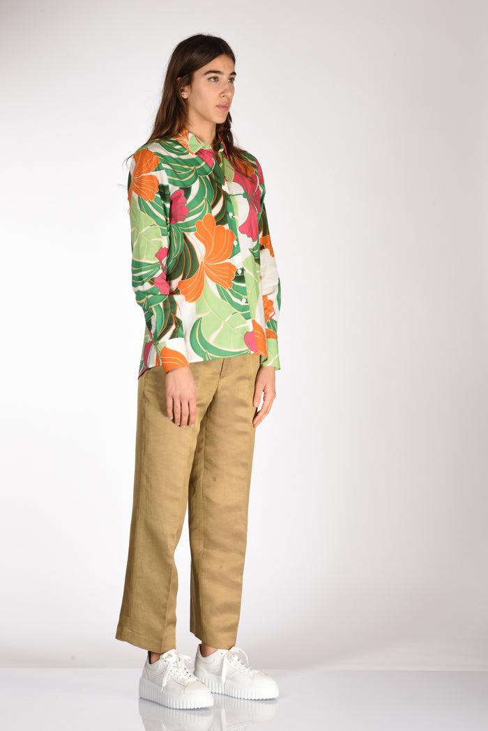 Robert Friedman Camicia Andrea Verde/multicolor Donna - 4