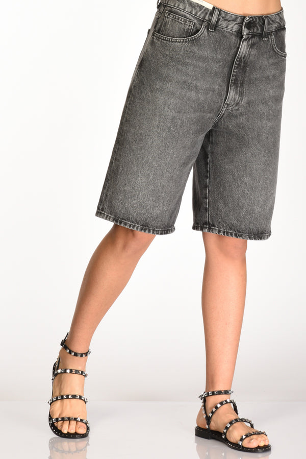 Pt Torino Bermuda Grigio Scuro Donna