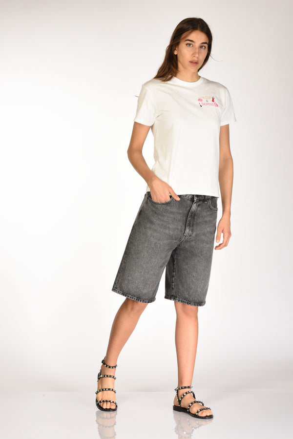 Pt Torino Bermuda Grigio Scuro Donna-2