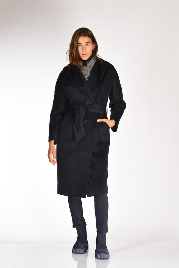 Five Cappotto Blu Donna