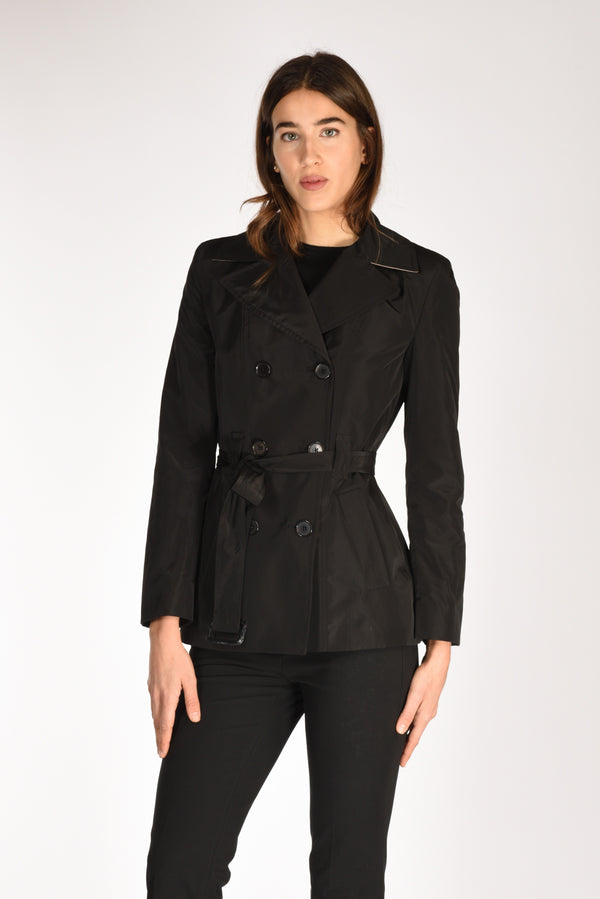 Five Trench Corto Nero Donna