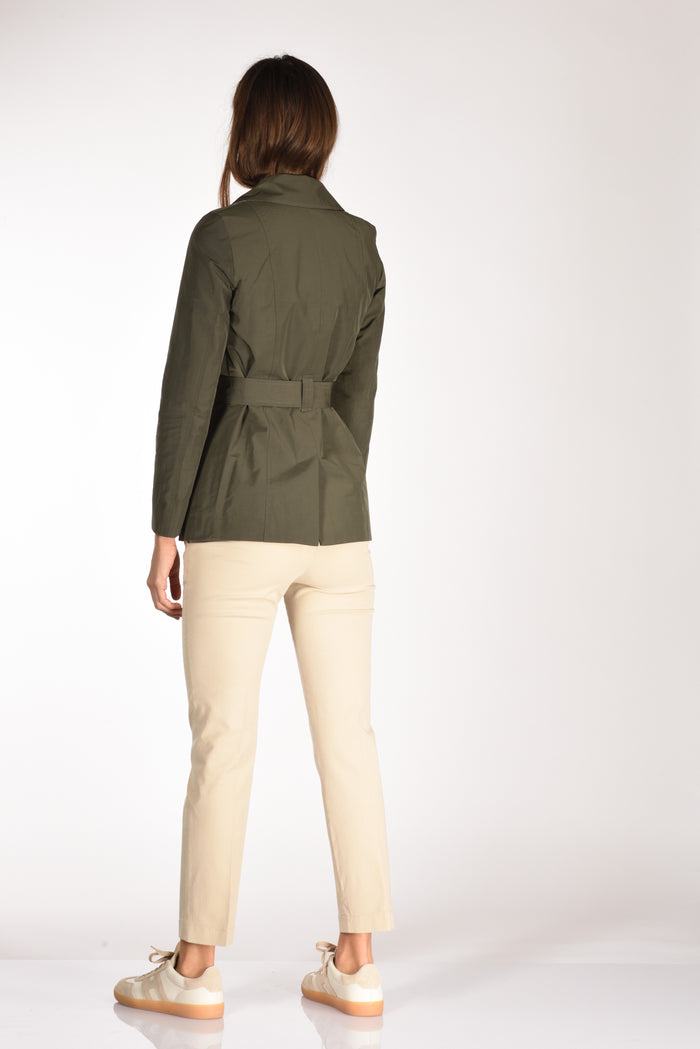 Five Trench Corto Verde Donna - 5