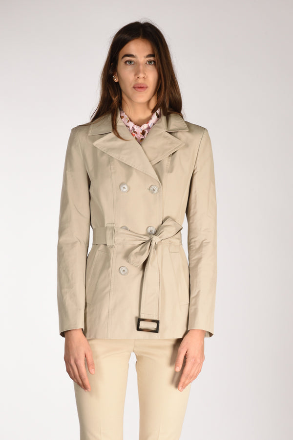 Five Trench Corto Beige Donna-2