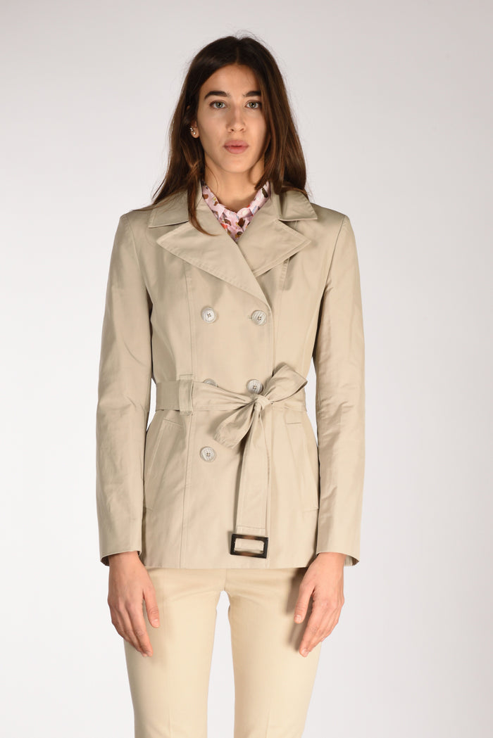 Five Trench Corto Beige Donna - 2