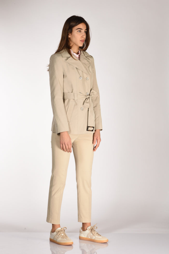 Five Trench Corto Beige Donna - 4