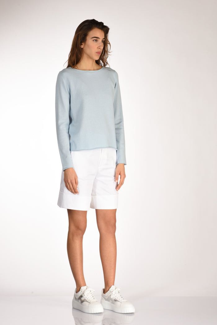 Allude Maglia Azzurro Donna - 4