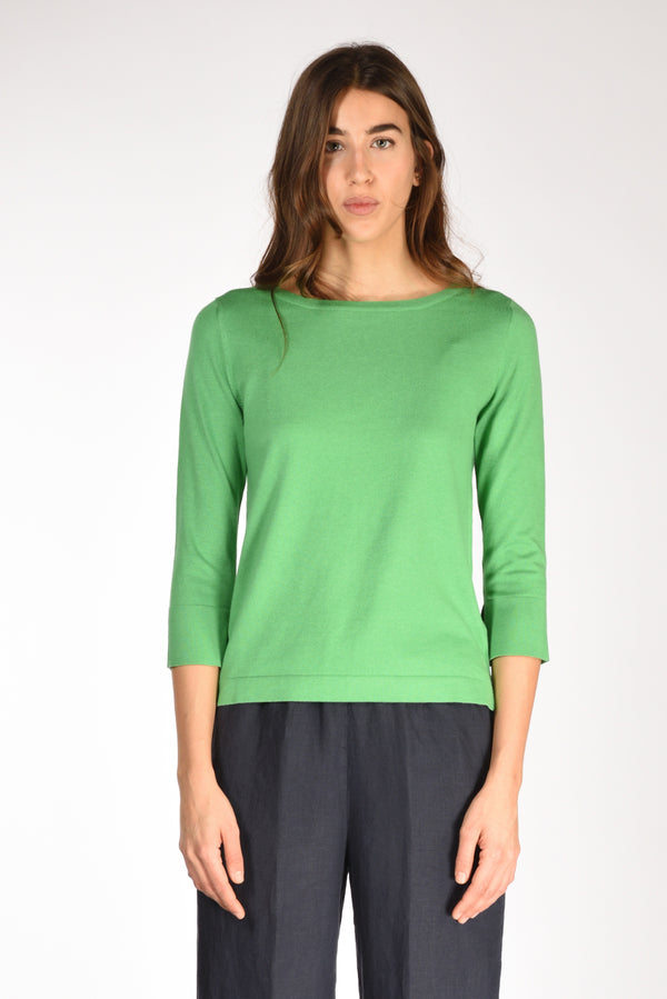 Allude Maglia Verde Donna-2