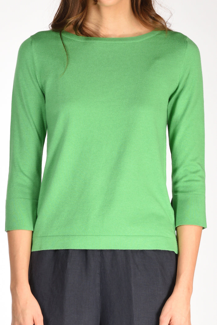 Allude Maglia Verde Donna - 3