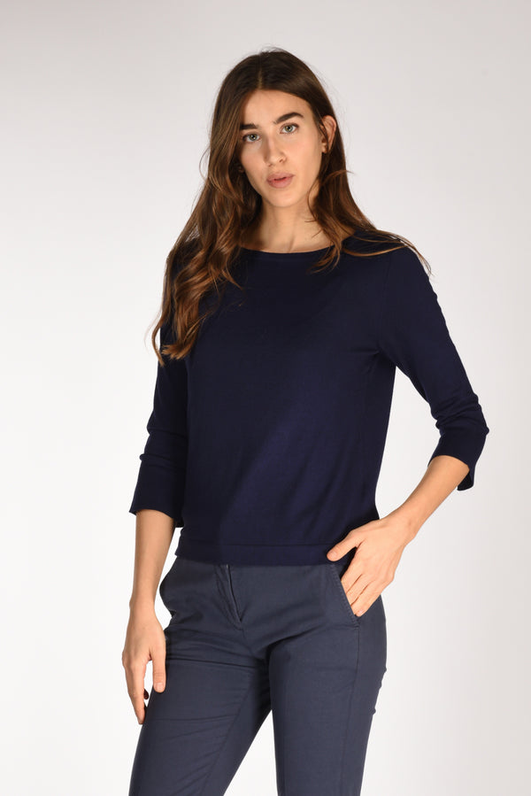 Allude Maglia Blu Donna