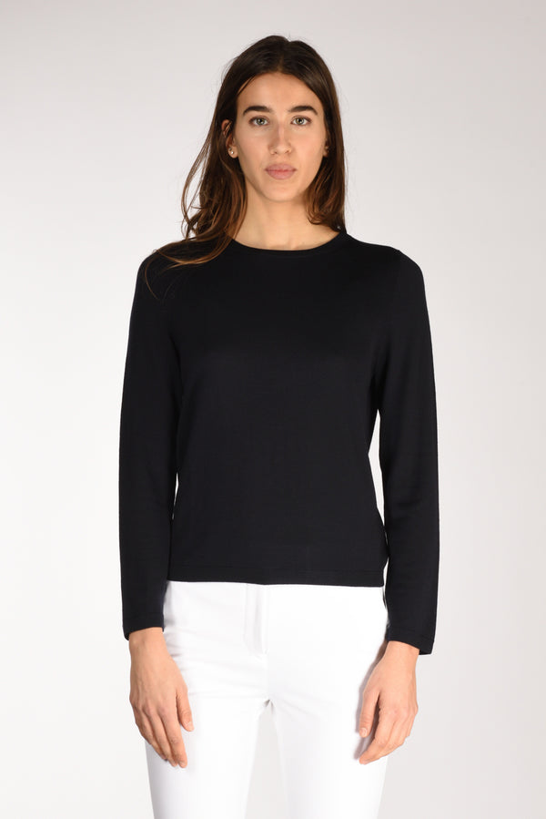 Allude Maglia Blu Donna-2