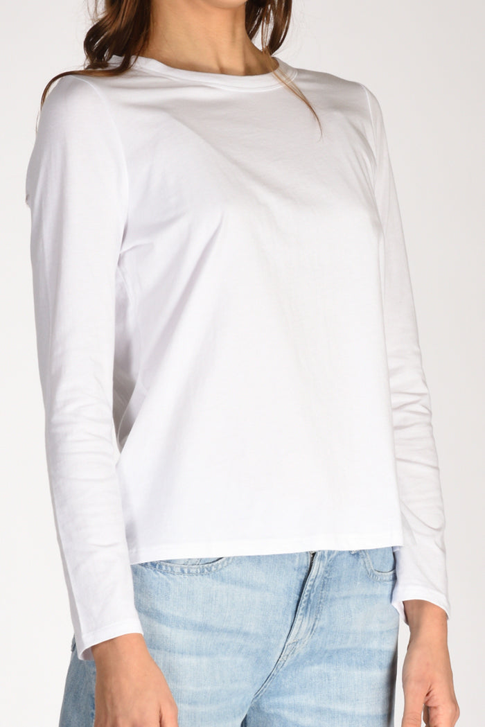 Allude Tshirt Bianco Donna - 3