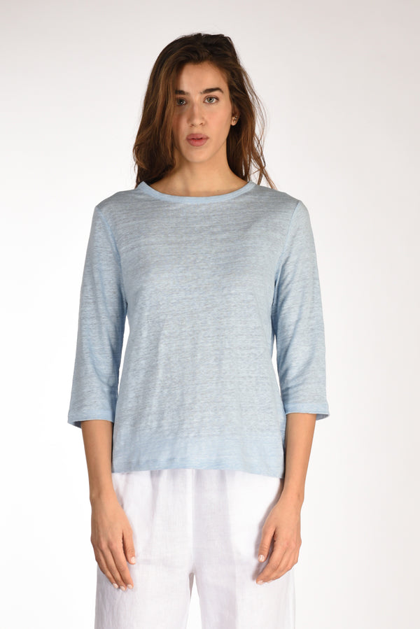 Allude Maglia Azzurro Donna-2