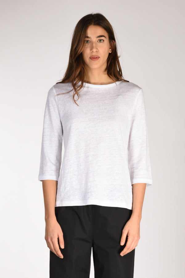 Allude Maglia Bianco Naturale Donna-2