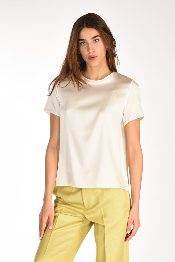 Shirt C Zero Tshirt Seta Bianco Donna