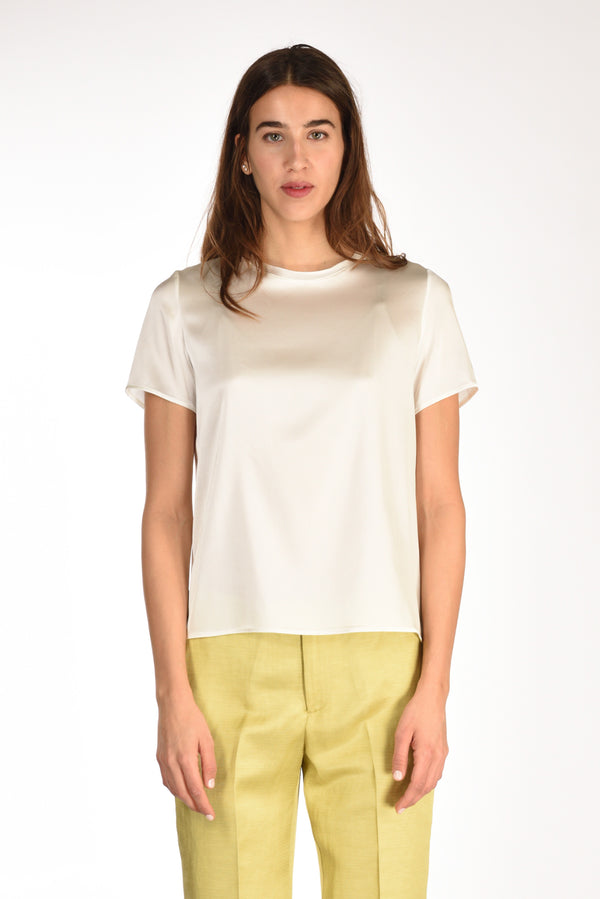 Shirt C Zero Tshirt Seta Bianco Donna-2