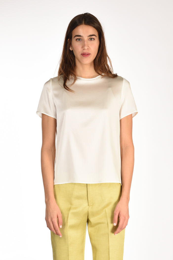 Shirt C Zero Tshirt Seta Bianco Donna - 2