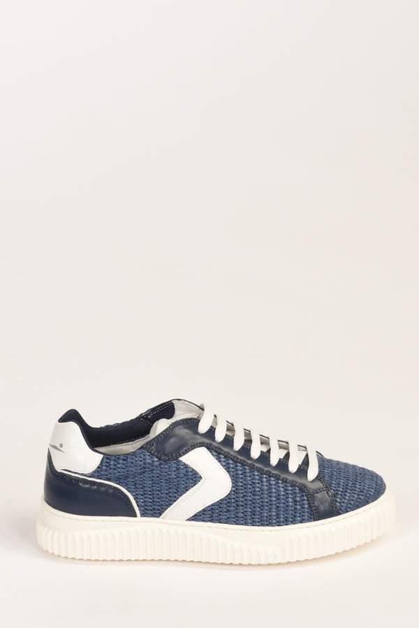 Voile Blanche Sneakers Blu Donna