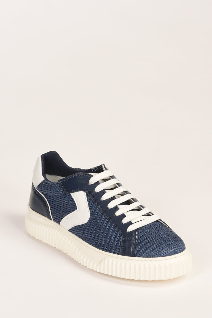 Voile Blanche Sneakers Blu Donna - 3