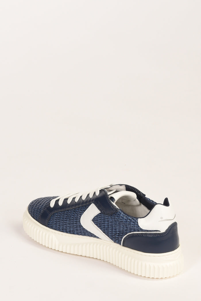 Voile Blanche Sneakers Blu Donna - 4