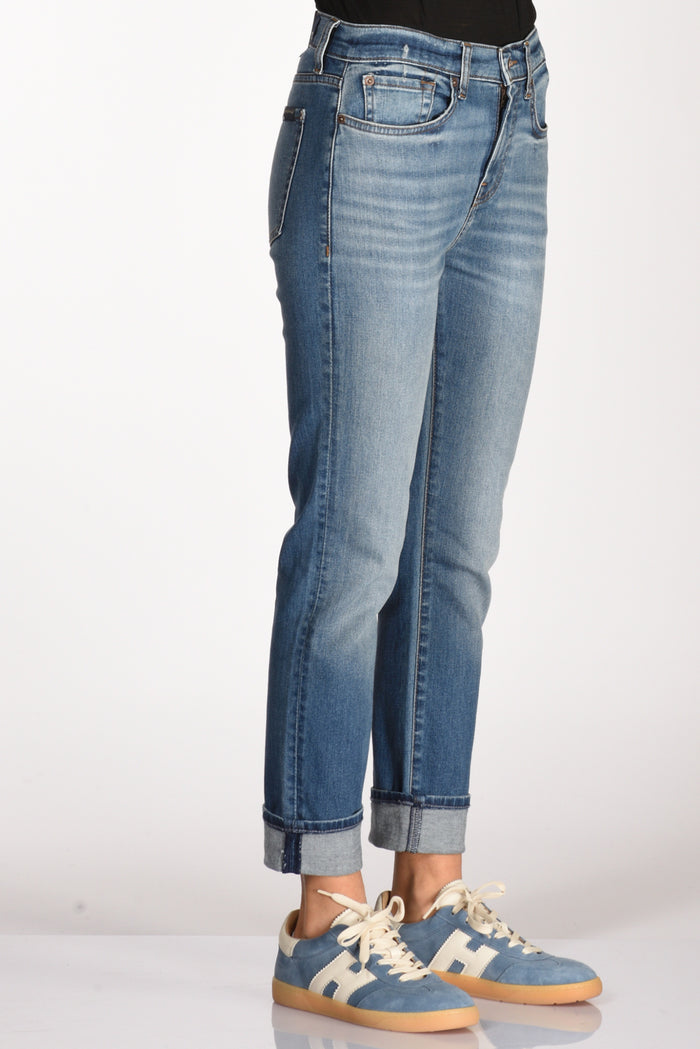 7 For All Mankind Jeans Skinny Blu Donna - 4