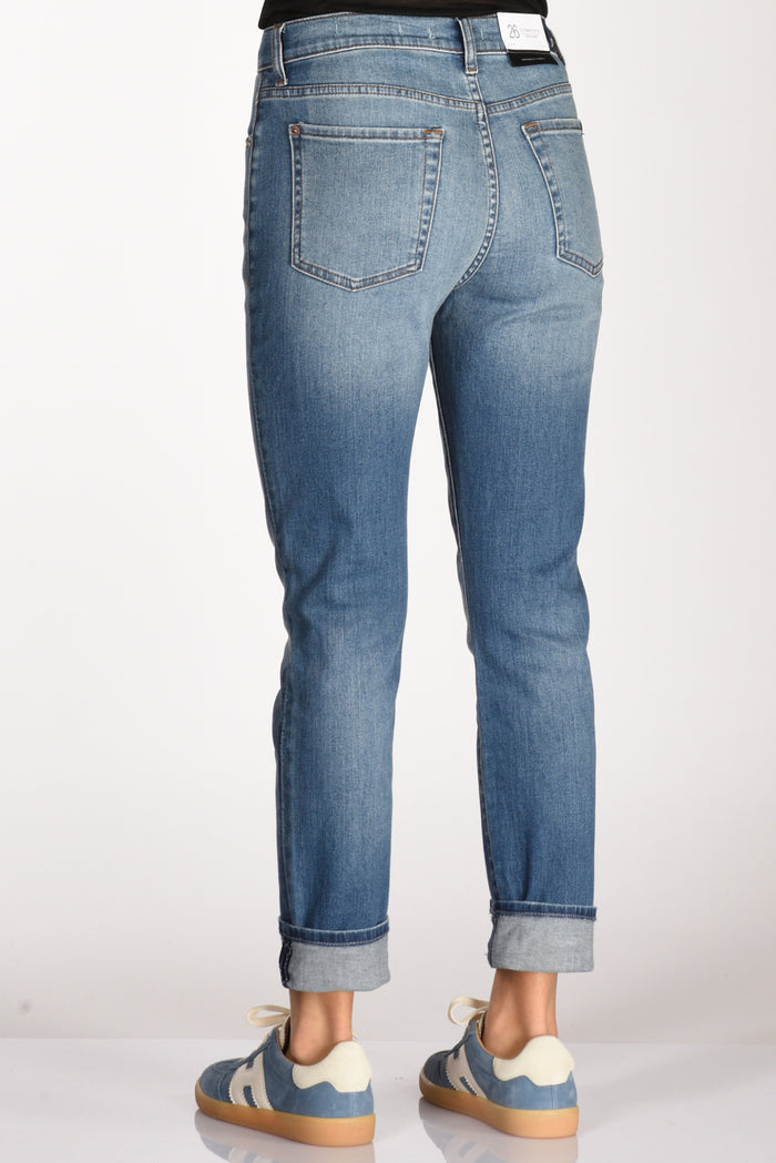 7 For All Mankind Jeans Skinny Blu Donna - 6