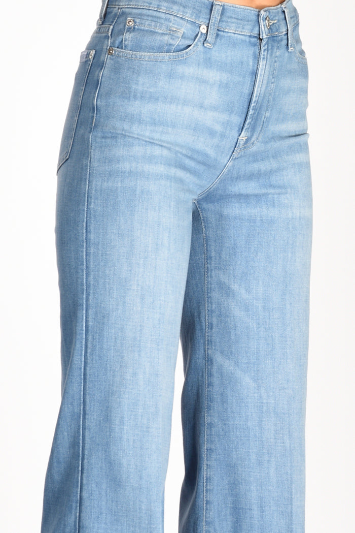 7 For All Mankind Jeans Dojo Blu Chiaro Donna - 5