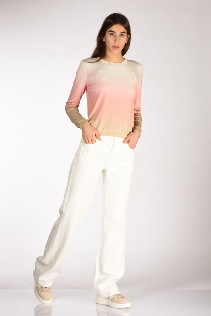 7 For All Mankind Jeans Ostuni Bianco Donna - 2