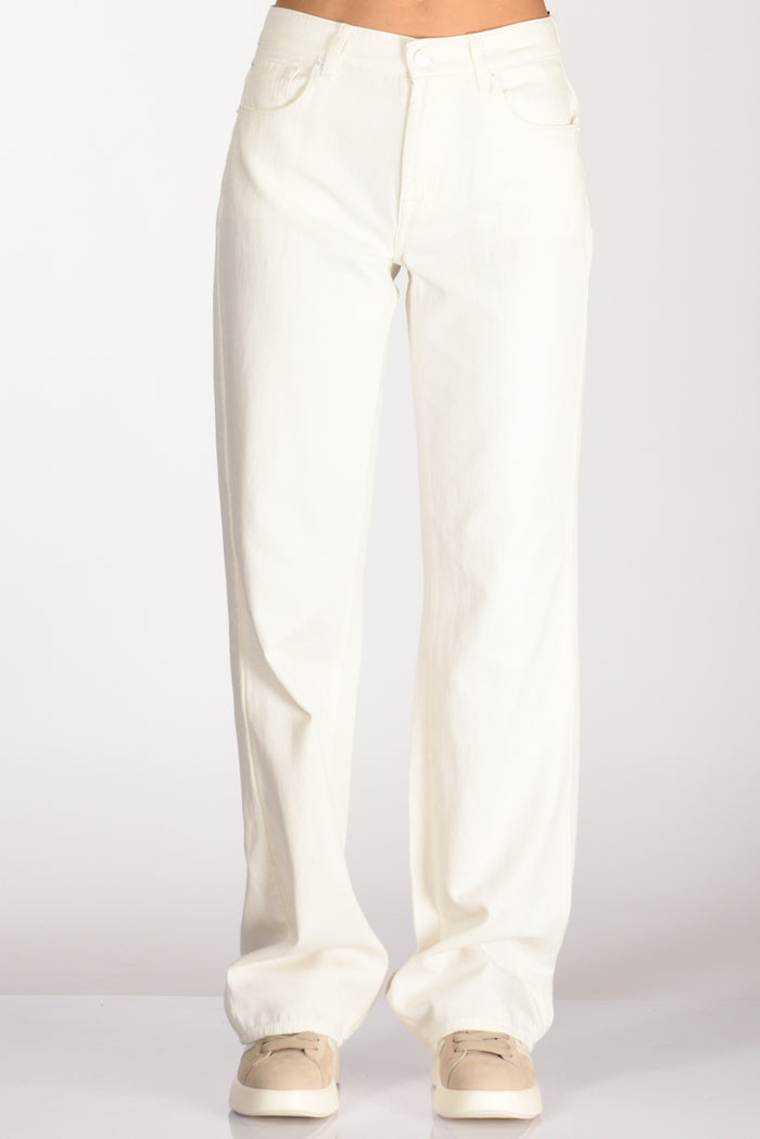 7 For All Mankind Jeans Ostuni Bianco Donna - 3