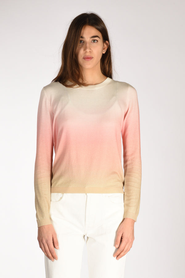 In Bed With You Maglia Stampata Rosa/beige Donna-2