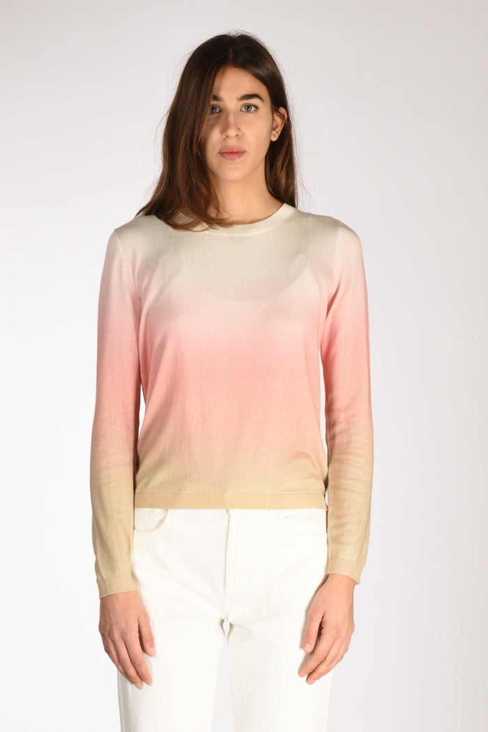 In Bed With You Maglia Stampata Rosa/beige Donna - 2