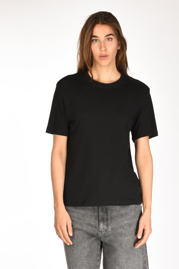Majestic Filatures Paris Maglia Girocollo Nero Donna