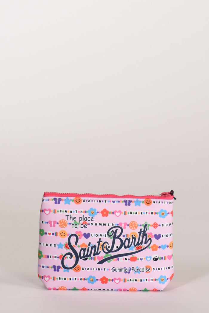 Mc2 Saint Barth Pochette Stampa Rosa/multicolor Donna - 1