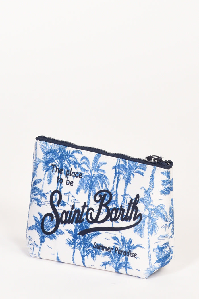 Mc2 Saint Barth Pochette Stampa Azzurro/bianco Donna - 3
