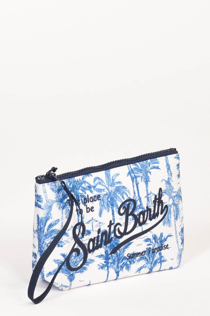Mc2 Saint Barth Pochette Stampa Azzurro/bianco Donna - 4