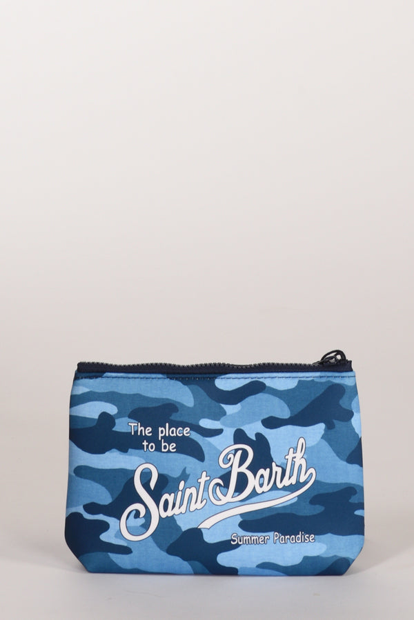 Mc2 Saint Barth Pochette Stampa Azzurro Chiaro/scuro Donna