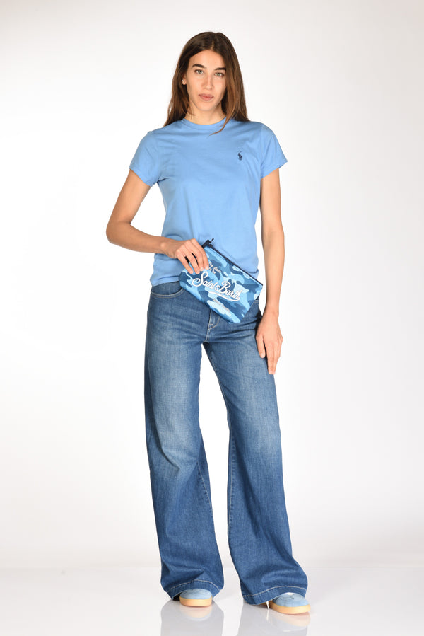 Mc2 Saint Barth Pochette Stampa Azzurro Chiaro/scuro Donna-2