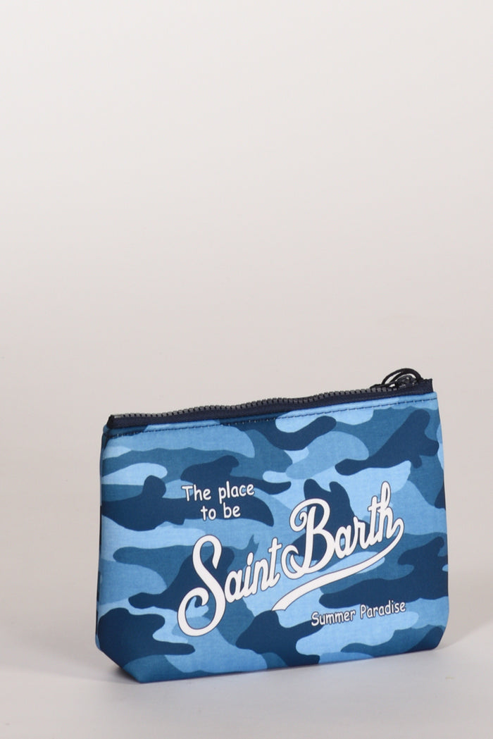 Mc2 Saint Barth Pochette Stampa Azzurro Chiaro/scuro Donna - 2