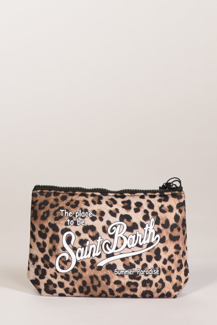 Mc2 Saint Barth Pochette Stampa Beige/nero Donna - 1