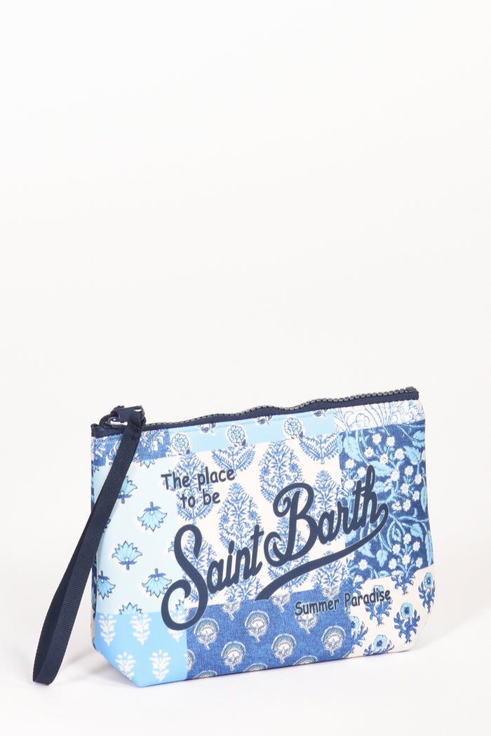 Mc2 Saint Barth Pochette Stampa Azzurro/multicolor Donna - 4